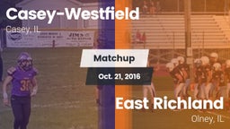 Matchup: Casey-Westfield vs. East Richland  2016