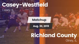 Matchup: Casey-Westfield vs. Richland County  2019