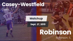 Matchup: Casey-Westfield vs. Robinson  2019