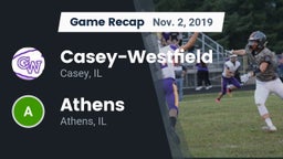 Recap: Casey-Westfield  vs. Athens  2019