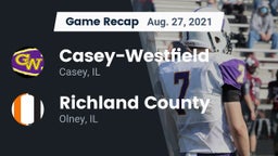 Recap: Casey-Westfield  vs. Richland County  2021