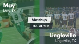 Matchup: May vs. Lingleville  2016