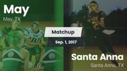 Matchup: May vs. Santa Anna  2017