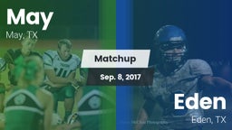 Matchup: May vs. Eden  2017
