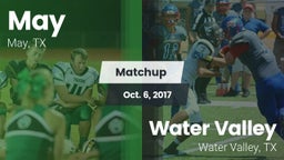 Matchup: May vs. Water Valley  2017