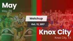 Matchup: May vs. Knox City  2017