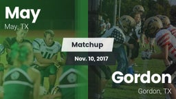 Matchup: May vs. Gordon  2017