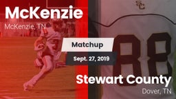 Matchup: McKenzie vs. Stewart County  2019