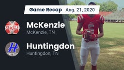 Recap: McKenzie  vs. Huntingdon  2020