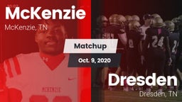 Matchup: McKenzie vs. Dresden  2020