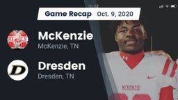 Recap: McKenzie  vs. Dresden  2020