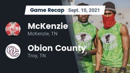 Recap: McKenzie  vs. Obion County  2021