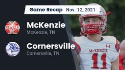 Recap: McKenzie  vs. Cornersville  2021