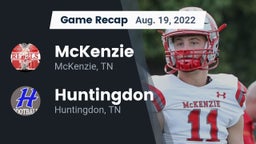 Recap: McKenzie  vs. Huntingdon  2022