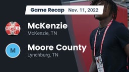 Recap: McKenzie  vs. Moore County  2022