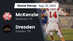 Recap: McKenzie  vs. Dresden  2023
