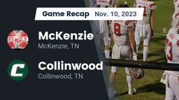 Recap: McKenzie  vs. Collinwood  2023