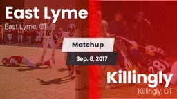 Matchup: East Lyme vs. Killingly  2017