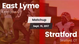 Matchup: East Lyme vs. Stratford  2017