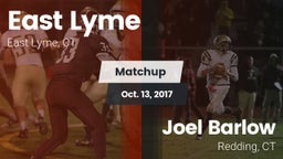 Matchup: East Lyme vs. Joel Barlow  2017