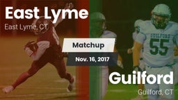 Matchup: East Lyme vs. Guilford  2017