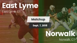 Matchup: East Lyme vs. Norwalk  2018
