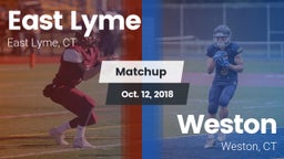 Matchup: East Lyme vs. Weston  2018