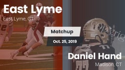 Matchup: East Lyme vs. Daniel Hand  2019