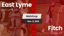 Matchup: East Lyme vs. Fitch  2019