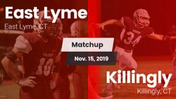 Matchup: East Lyme vs. Killingly  2019