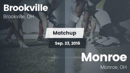 Matchup: Brookville vs. Monroe  2016