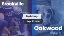 Matchup: Brookville vs. Oakwood  2016