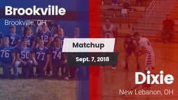 Matchup: Brookville vs. Dixie  2018