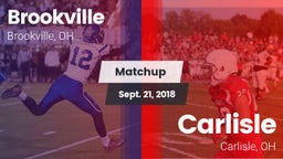 Matchup: Brookville vs. Carlisle  2018