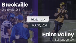 Matchup: Brookville vs. Paint Valley  2020