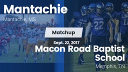 Matchup: Mantachie vs. Macon Road Baptist School 2017