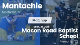 Matchup: Mantachie vs. Macon Road Baptist School 2018