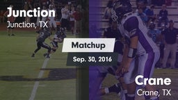 Matchup: Junction vs. Crane  2016