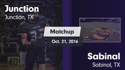 Matchup: Junction vs. Sabinal  2016