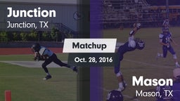 Matchup: Junction vs. Mason  2016