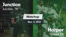 Matchup: Junction vs. Harper  2016