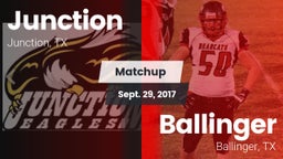 Matchup: Junction vs. Ballinger  2017