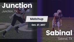 Matchup: Junction vs. Sabinal  2017
