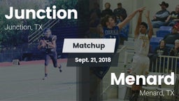 Matchup: Junction vs. Menard  2018