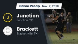 Recap: Junction  vs. Brackett  2018