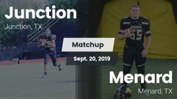 Matchup: Junction vs. Menard  2019
