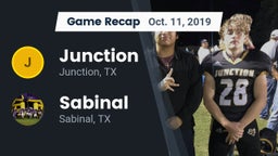 Recap: Junction  vs. Sabinal  2019