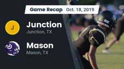 Recap: Junction  vs. Mason  2019