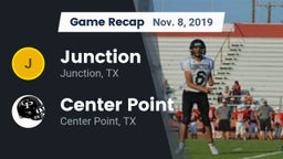 Recap: Junction  vs. Center Point  2019