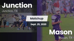 Matchup: Junction vs. Mason  2020